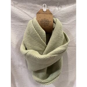 Cozy Maker Scarf Collection Continuous Wrap Soft Acrylic NEW w Tags Mint Green